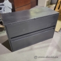 42" Grey 2 Drawer Lateral File Cabinet, Locking