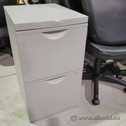 Grey 2 Drawer Vertical File Cabinet - Letter