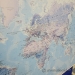 Large World Map on Foamboard