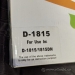 Black Toner Cartridge For Dell D-1815 Printers