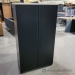 Black 2 Door Wood Storage Wardrobe Cabinet