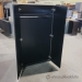 Black 2 Door Wood Storage Wardrobe Cabinet