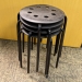 Set of 4 IKEA Marius Black Stacking Stools