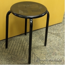 IKEA Benny Black Stool 17" H