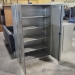 Steelcase 42" x 18" x 66" Silver 2 Door Storage Cabinet, Locking