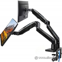 Full Motion Dual Monitor Arm Desk Mount, 22-35" Screens