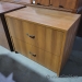 Walnut 2 Drawer Lateral File Cabinet, Locking