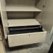 Pale Tone 2 Door, 2 Drawer File and Storage Cabinet, Locking