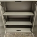 Steelcase 30x18x40 in. Silver 2 Door Storage Cabinet, Locking