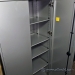 Steelcase 36x18x66 in. Silver Pewter 2 Door Storage Cabinet