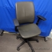 Steelcase Amia Grey Leather Adjustable Ergonomic Task Chair