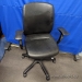 Black Teknion Donati Leather Office Task Chair