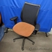 Haworth Brown & Black Mesh Back Office Chair w/ Adjustable Arms
