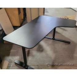 Espresso Ikea Bekant Corner Desk w/ Black Legs