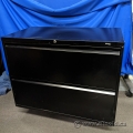 Black Offices To Go 2 Drawer Lateral File Cabinet, Locking