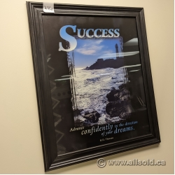 Framed Motivational Wall Art "Success"