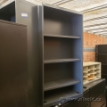 Flexfab Charcoal Bookshelf Bookcase w/ Adjustable Shelves