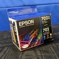 Set of 4 Epson 702 Ink Cartridges for WorkForce Pro WF-3720