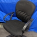 Linea Italia Black Office Chair w/ Fixed Arms