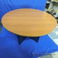 48" Artopex Maple Round Office Table with Cross Base