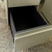 Grey Steelcase 3 Drawer Rolling Pedestal File Cabinet, Locking