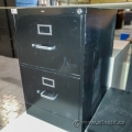 Hon Black 2 Drawer Legal Size Vertical File Cabinet, Locking