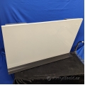 36" x 23" Horizontal Non-Magnetic Whiteboard with Hooks