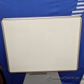 Non-Magnetic Whiteboard 48" x 36" w/ Corner Mounting Frame