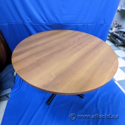 Sugar Maple Round Office Meeting Table 42 in
