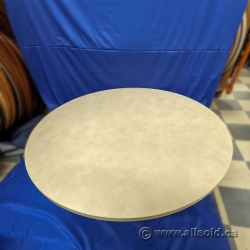 48" Grey Steelcase Round Office Table Top, Surface Only