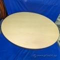 48" Blonde Haworth Round Office Table Top, Surface Only