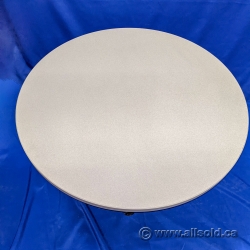 36" Grey Round Office Table Top, Surface Only