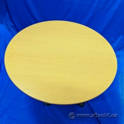 36" Maple Round Office Table Top, Surface Only
