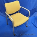 Herman Miller Aside Light Brown Cloth Guest Chair