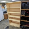 Blonde 36 x 15 x 72.5 Bookshelf Bookcase w/ Adjustable Shelves