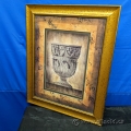 "Ancient Cup" Framed Print under Glass