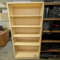 Blonde 36.5 x 12 x 72.5 Bookshelf Bookcase w/ Adjustable Shelves