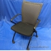 Haworth X99 Seminar Black Seat Mesh Back Nesting Guest Chair