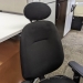 Black Ergocentric High Back Task Chair with Adjustable Headrest