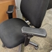 Black Ergocentric High Back Task Chair with Adjustable Headrest