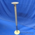 Grey Height Adjustable Desk Table Legs w/ Wide Base