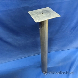 Grey Post Leg for Desk or Spare Table Leg