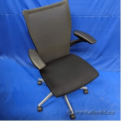 Haworth X99 Black Mesh Back Task Chair w/ Adjustable Lumbar
