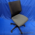 Grey & Black Keilhauer Adjustable Task / Office Chair - No Arms