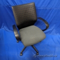 Grey & Black Keilhauer Adjustable Task / Office Chair Arms