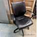 Black Leather Keilhauer Gas Adjustable Task / Office Chair
