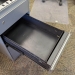 Steelcase Silver 3 Drawer Under Desk Mounting Pedestal Cabinet