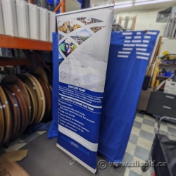 Retractable Trade Show Banner Stand with Carry Case 82" x 33" Retractable Trade Show Banner Stand with Carry Case 82" x 33"