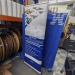 Retractable Trade Show Banner Stand with Carry Case 82" x 33"