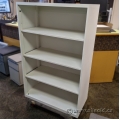 Teknion Off-White Metal Bookshelf Bookcase 36x18x56